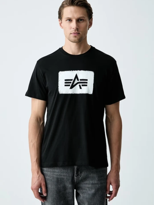 Zdjęcie produktu Alpha Industries T-shirt męski bawełniany Washed Out czarny