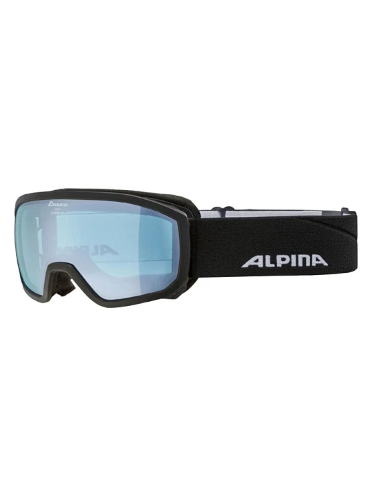 Zdjęcie produktu Alpina Gogle narciarskie "Scarabeo JR" w kolorze czarno-niebieskim rozmiar: onesize