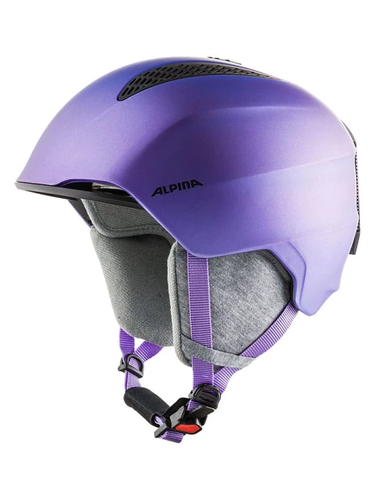 Zdjęcie produktu Alpina Kask narciarski "Grand Jr" w kolorze fioletowym rozmiar: 54-57 cm