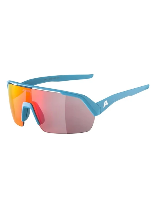 Zdjęcie produktu Alpina Okulary sportowe unisex "Turbo HR" w kolorze błękitno-czerwonym rozmiar: onesize