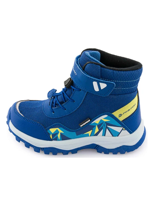 Zdjęcie produktu Alpine Pro Botki "Colemo" w kolorze niebieskim ze wzorem rozmiar: 32