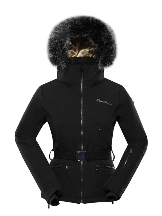 Zdjęcie produktu Alpine Pro Kurtka narciarska "Dowela" w kolorze czarnym rozmiar: XXL