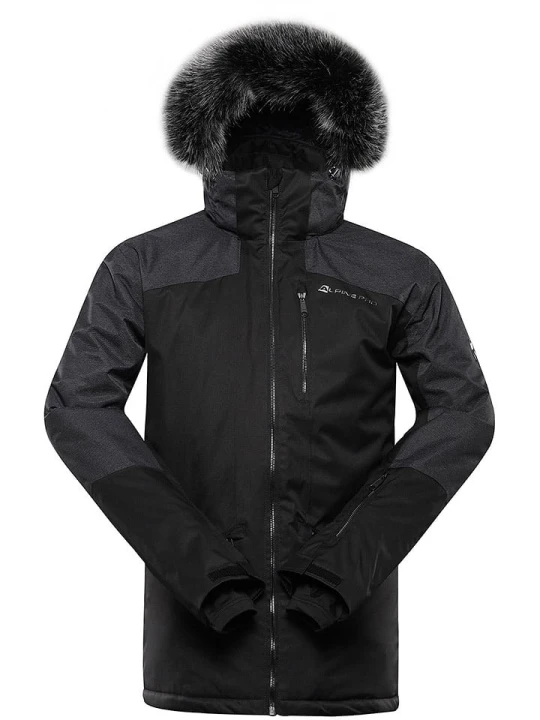 Zdjęcie produktu Alpine Pro Kurtka narciarska "Olad" w kolorze czarnym rozmiar: XL