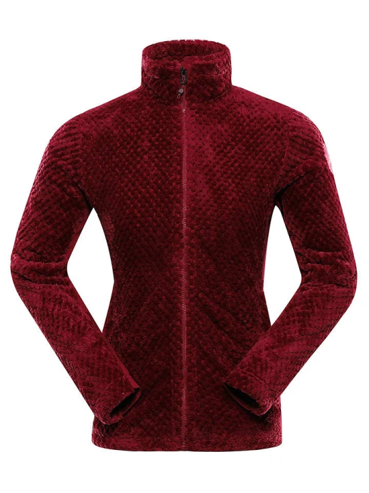 Zdjęcie produktu Alpine Pro Kurtka polarowa "Lomma" w kolorze czerwonym rozmiar: M / L