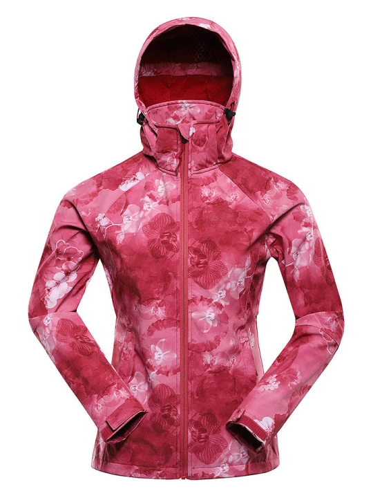 Zdjęcie produktu Alpine Pro Kurtka softshellowa "Hoora" w kolorze różowym rozmiar: M / L