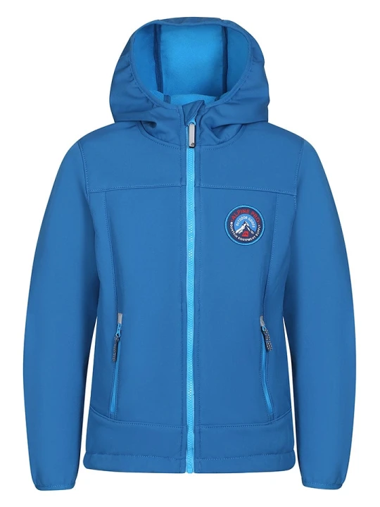 Zdjęcie produktu Alpine Pro Kurtka softshellowa "Omano" w kolorze niebieskim rozmiar: 128/134