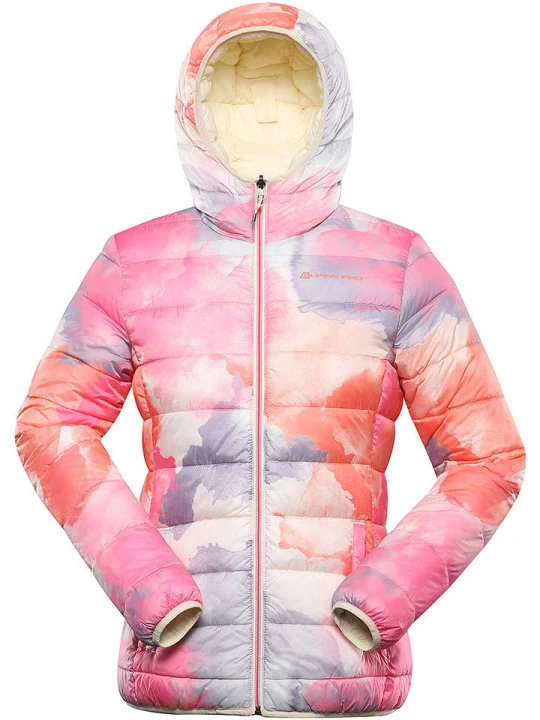Zdjęcie produktu Alpine Pro Kurtka zimowa "Eroma" w kolorze kremowym ze wzorem rozmiar: M/L