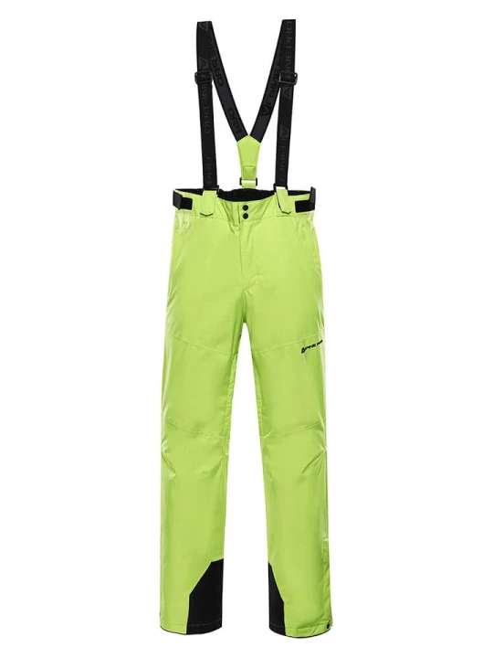 Zdjęcie produktu Alpine Pro Spodnie narciarskie "Edes 2" w kolorze zielonym rozmiar: XL