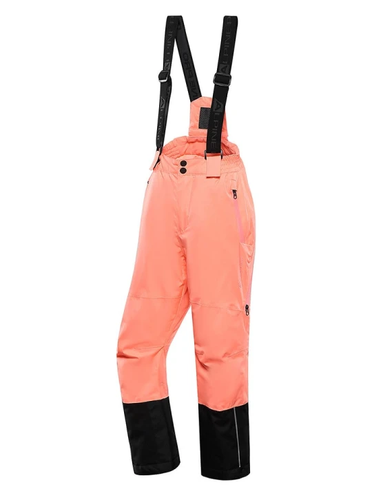 Zdjęcie produktu Alpine Pro Spodnie narciarskie "Felero" w kolorze pomarańczowym rozmiar: 116/122