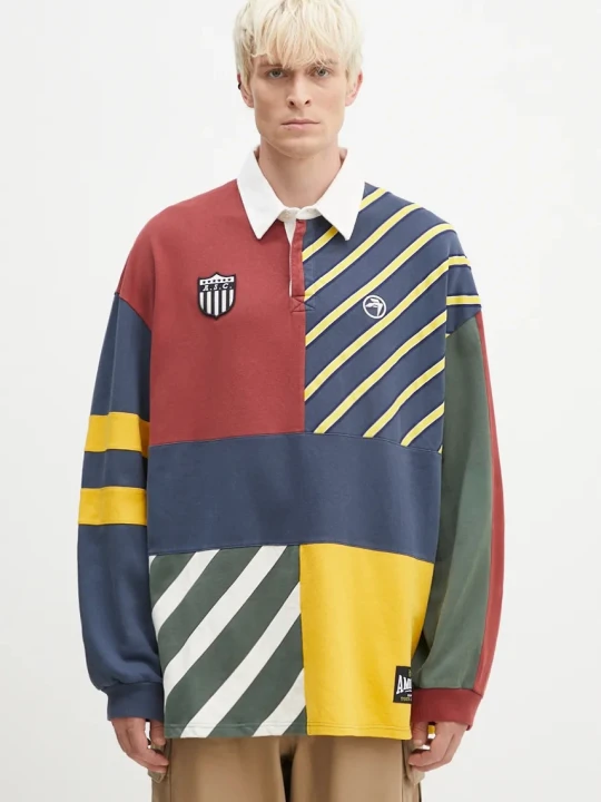 Zdjęcie produktu AMBUSH bluza bawełniana Patchwork Rugby Shirt