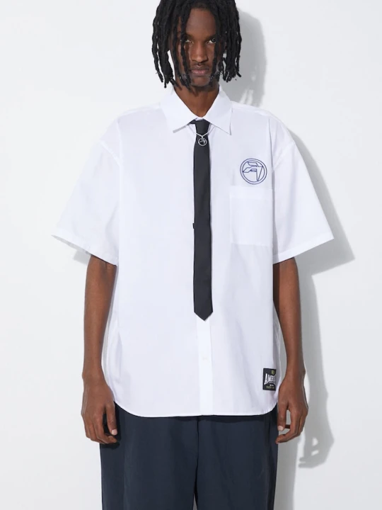 Zdjęcie produktu AMBUSH koszula bawełniana Circle Emblem S / S Shirt biały