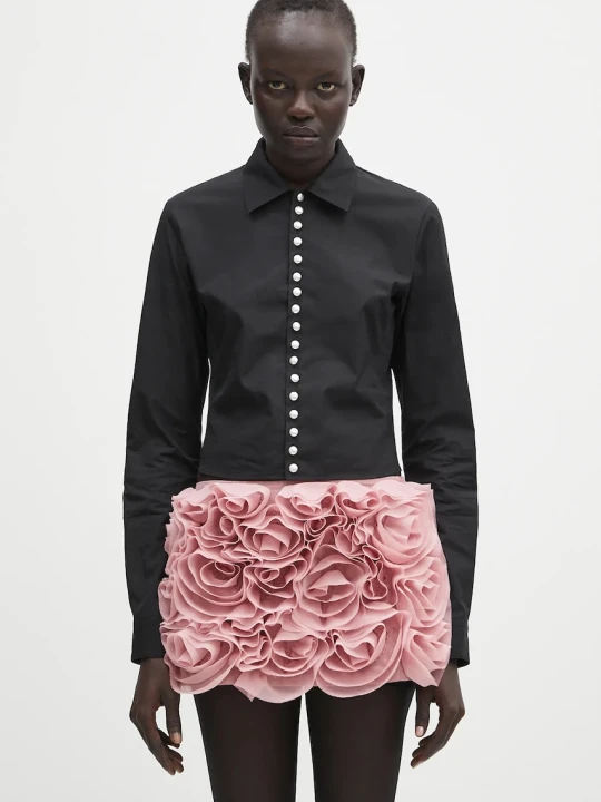 Zdjęcie produktu AMBUSH koszula bawełniana Fitted Pearl Button Shirt