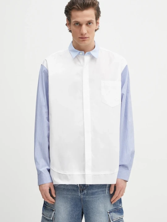 Zdjęcie produktu AMBUSH koszula bawełniana Layered Shirt biały