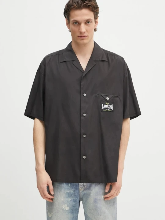 Zdjęcie produktu AMBUSH koszula S / S Satin Shirt czarny