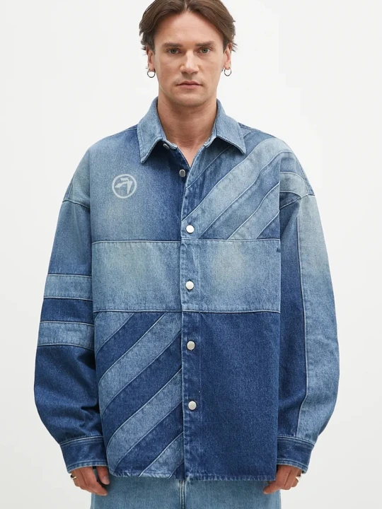 Zdjęcie produktu AMBUSH kurtka koszulowa Patchwork Denim Shirt Vintage
