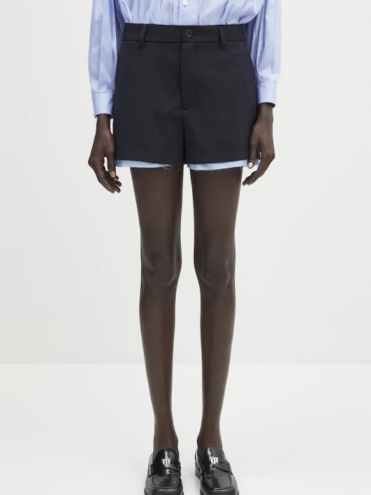 Zdjęcie produktu Ambush szorty z domieszką wełny Layered Suit Short Pants granatowy