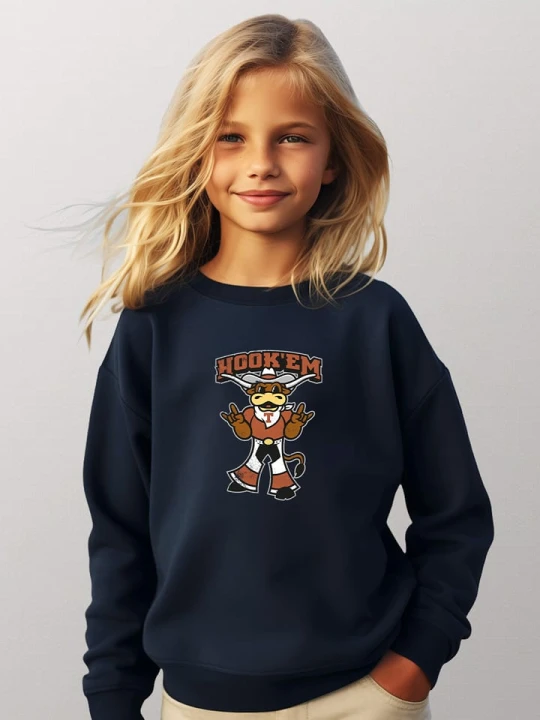 Zdjęcie produktu American Universities Bluza "Hook em" w kolorze granatowym rozmiar: 104