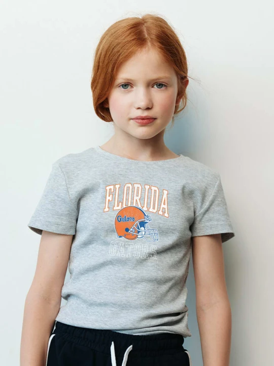 Zdjęcie produktu American Universities Koszulka "Florida University Gators" w kolorze szarym rozmiar: 152