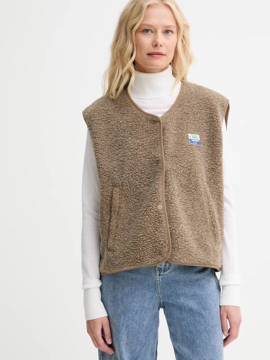 Zdjęcie produktu American Vintage bezrękawnik damski polarowy beżowy