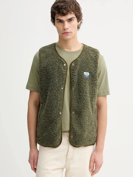 Zdjęcie produktu American Vintage bezrękawnik męski polarowy zielony