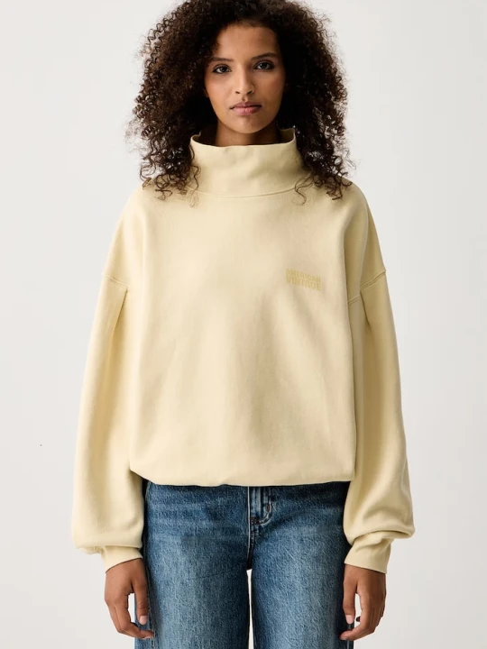 Zdjęcie produktu American Vintage bluza damska bawełniana żółty