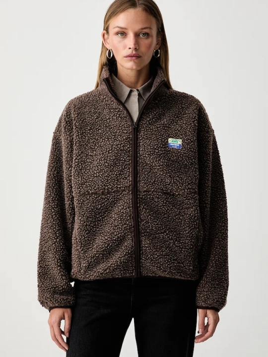 Zdjęcie produktu American Vintage bluza polarowa damska brązowy