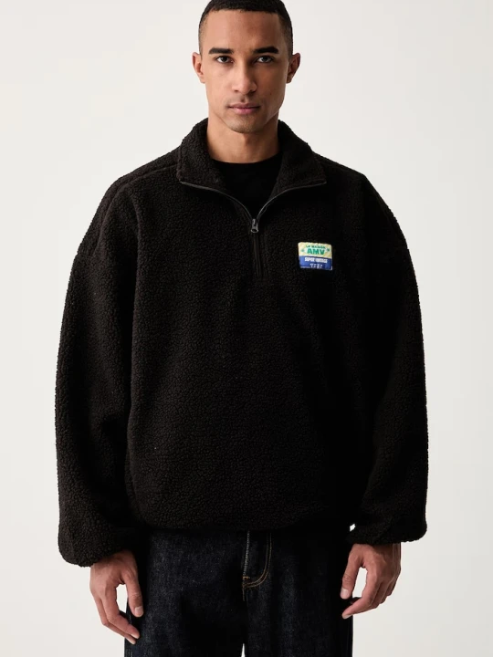 Zdjęcie produktu American Vintage bluza polarowa męska brązowy