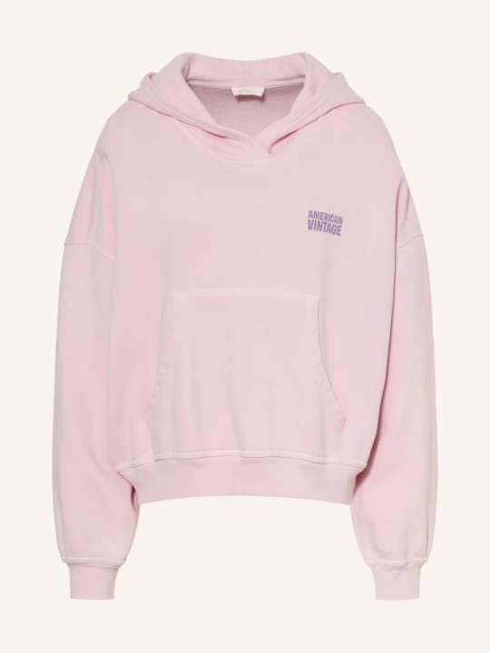 Zdjęcie produktu American Vintage Bluza Z Kapturem Plizzy rosa JASNORÓŻOWY