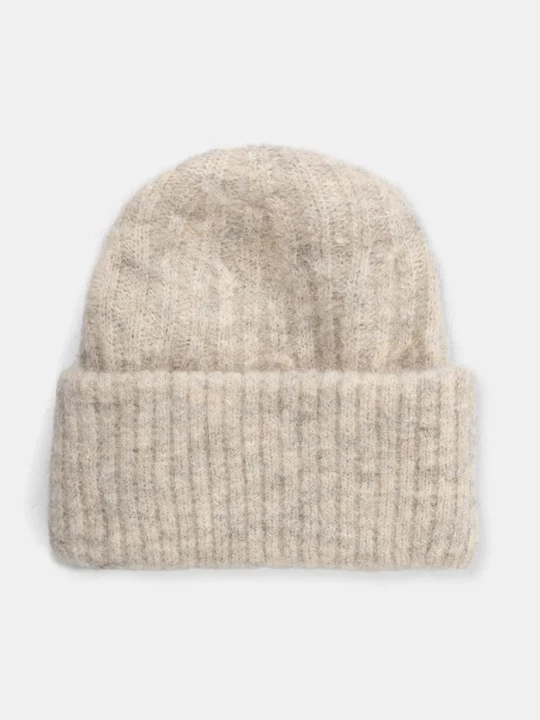Zdjęcie produktu American Vintage czapka z domieszką wełny Bonnet beżowy