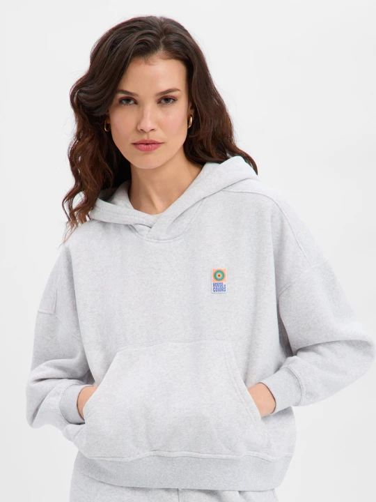 Zdjęcie produktu american vintage sweter z kapturem - Baptown Kobiety Sztuczne włókno szary