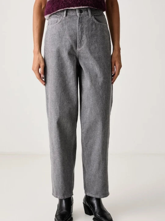 Zdjęcie produktu American Vintage jeansy relaxed fit damskie szary