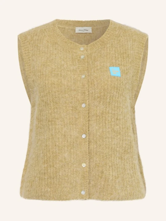 Zdjęcie produktu American Vintage Kamizelka Z Dzianiny East Z Alpaką beige