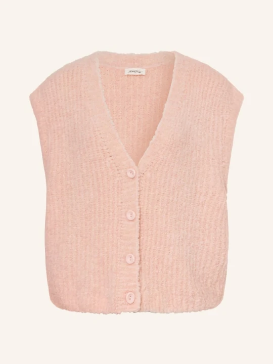 Zdjęcie produktu American Vintage Kamizelka Z Dzianiny Zolly rosa JASNORÓŻOWY