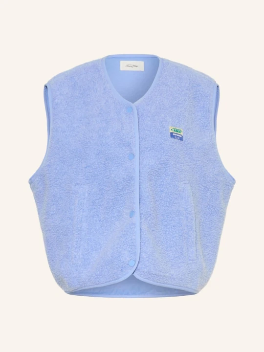 Zdjęcie produktu American Vintage Kamizelka Z Pluszowego Materiału blau NIEBIESKI