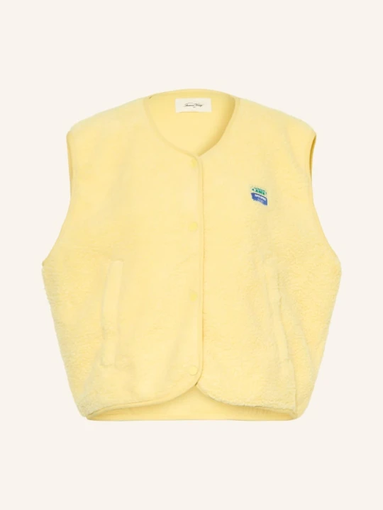 Zdjęcie produktu American Vintage Kamizelka Z Pluszowego Materiału gelb ŻÓŁTY