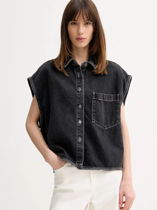 Zdjęcie produktu American Vintage koszula damska jeansowa czarny