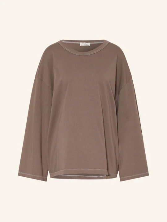 Zdjęcie produktu American Vintage Koszulka Oversize Z Długim Rękawem Fizvalley braun