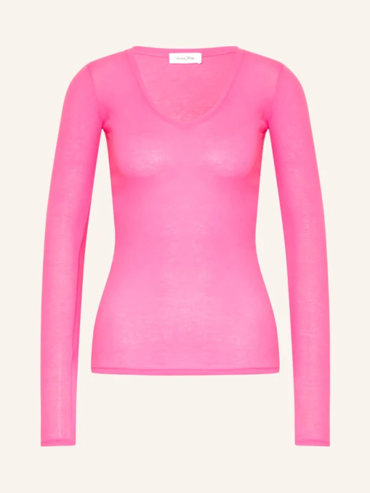 Zdjęcie produktu American Vintage Koszulka Z Długim Rękawem Masachusetts pink