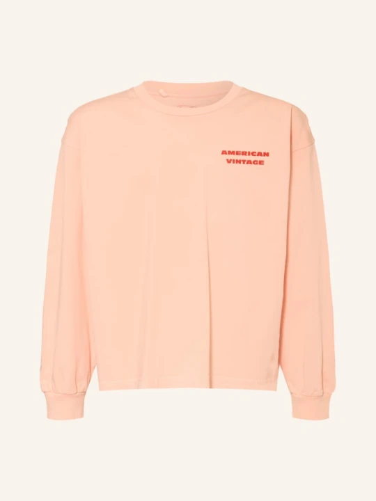 Zdjęcie produktu American Vintage Koszulka Z Długim Rękawem rosa różowy
