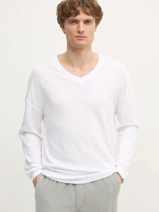 Zdjęcie produktu American Vintage longsleeve bawełniany biały