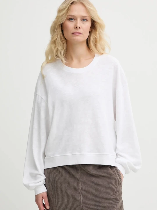 Zdjęcie produktu American Vintage longsleeve bawełniany biały