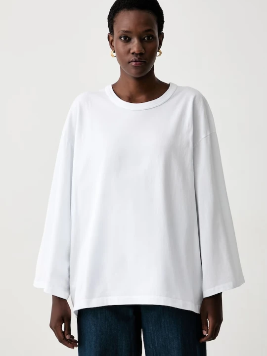 Zdjęcie produktu American Vintage longsleeve damski bawełniany biały