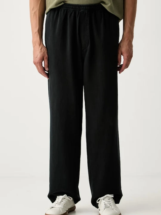 Zdjęcie produktu American Vintage spodnie joggery męskie bawełniane czarny