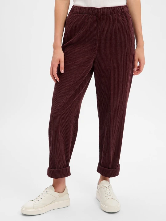 Zdjęcie produktu american vintage spodnie z sztruksu Kobiety Bawełna (100%) lila