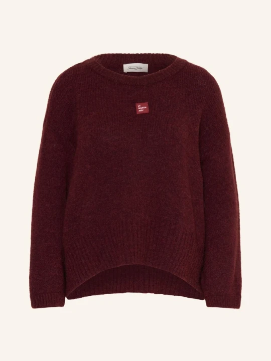 Zdjęcie produktu American Vintage Sweter East Z Alpaką rot CIEMNOCZERWONY