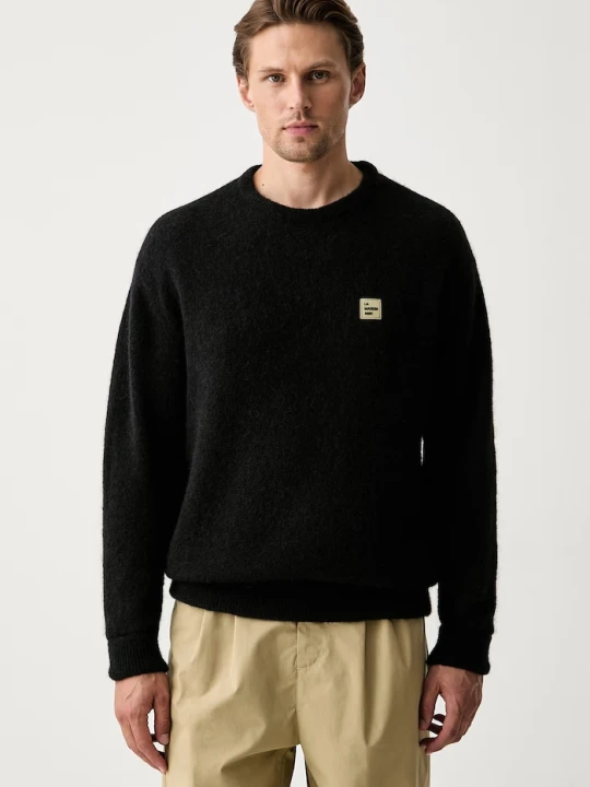 Zdjęcie produktu American Vintage sweter męski z wełną czarny