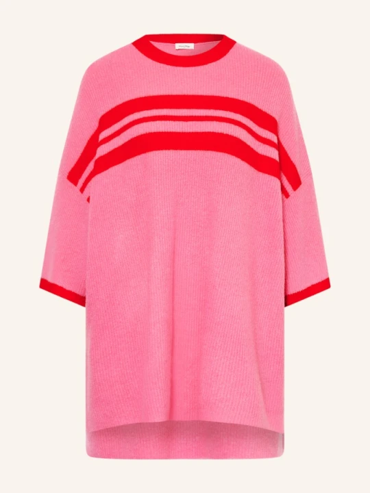 Zdjęcie produktu American Vintage Sweter Oversize Damsville Z Rękawami 3 / 4 pink