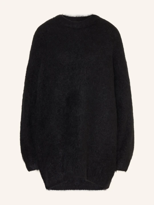 Zdjęcie produktu American Vintage Sweter Oversize Niby Z Alpaki schwarz CZARNY