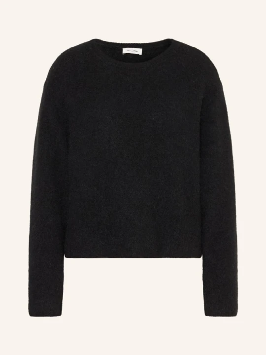 Zdjęcie produktu American Vintage Sweter Vitow Z Alpaki schwarz CZARNY