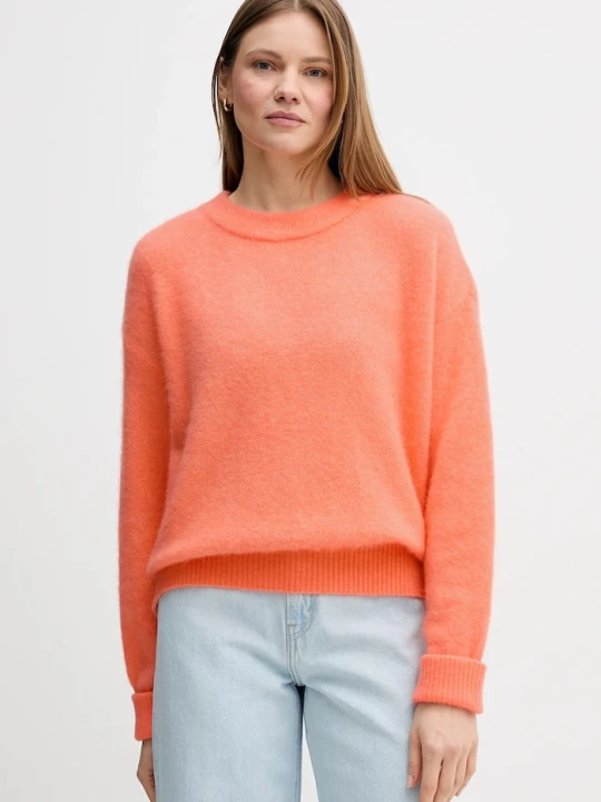 Zdjęcie produktu American Vintage sweter wełniany pomarańczowy